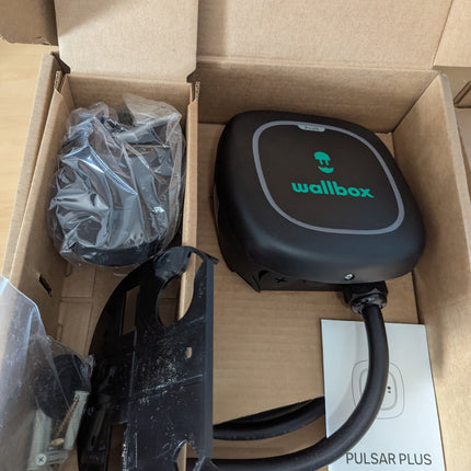 Wallbox Pulsar Plus Level 2 Electric Vehicle Smart Charger - 48 Amp, Ultra-Compa