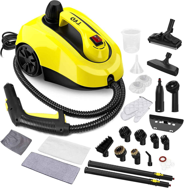 TVD steam cleaner, upholstery cleaner, steam cleaner with 5 m extra long power c