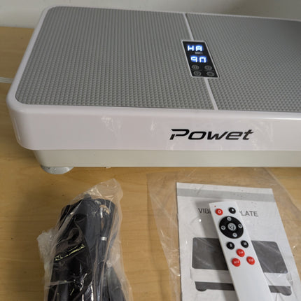 POWET Vibration Plate Exercise Machine for Weight Loss, Woukout & Lymphatic Drai