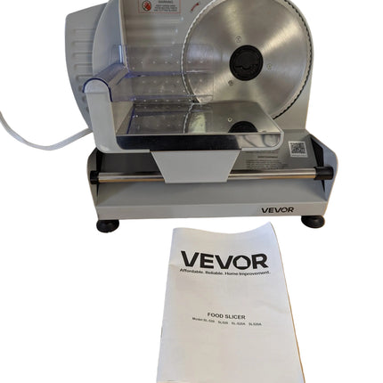 VEVOR 7.5 inch Electric Meat Slicer, 200W Deli Slicer with SUS420 Stainless Steel Blade, 0-0.6 in Adjustable Thickness