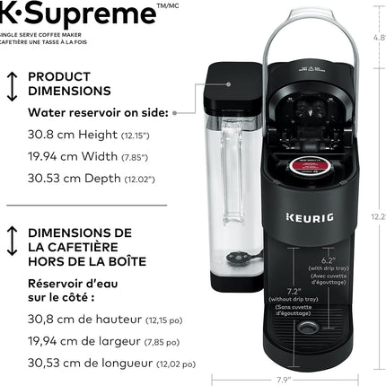 (Used - fair) Keurig K-Supreme Single Serve K-Cup Pod Coffee Maker, With MultiSt