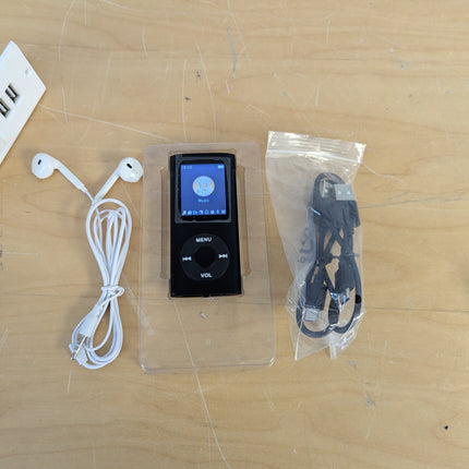 MP3 Player, Portable Lossless Sound Slim MP3 Music Player with Earphone, 1.8 Inc