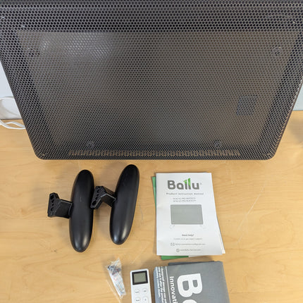 (Black) Ballu Mica Infrared Space Heater Indoor Use,Electric Panel Heater with L