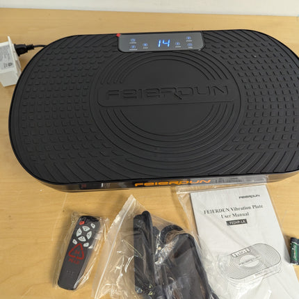 FEIERDUN Vibration Plate Exercise Machine, Vibration Plate for Lymphatic Drainag