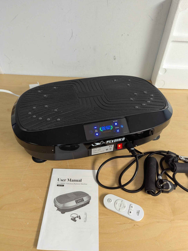 FLYBIRD Vibration Plate Exercise Machine, Adjustable Speed High Intensity Vibrat