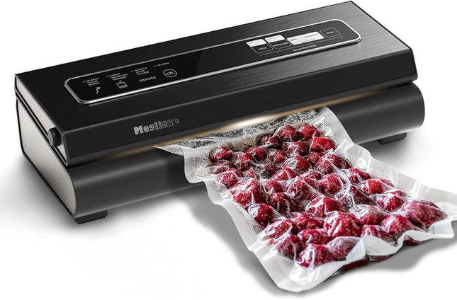 Mesliese Vacuum Sealer Machine Powerful 90Kpa Precision 6-in-1 Compact Vacuum Fo