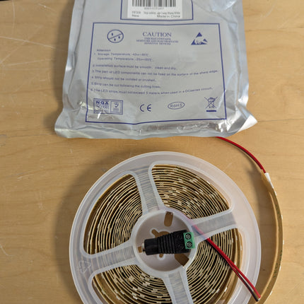 DREHELPER® Non-Waterproof 5meters(16.4ft) SMD5730 300led(60led/m) DC12V 3A 36W 9
