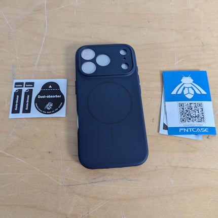 FNTCASE for iPhone 18 Pro / 17 Pro Case Fit for MagSafe Solid Deep Blue | 6.3 in