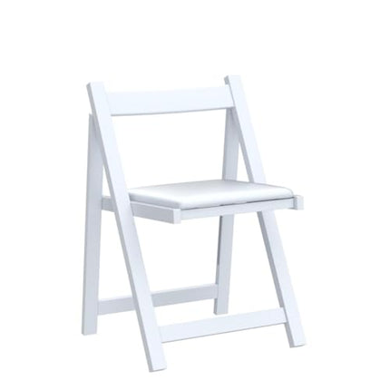 FUNROLUX Wooden Folding Dining Chairs with Padded Seats 2 Pack Foldable Chair fo