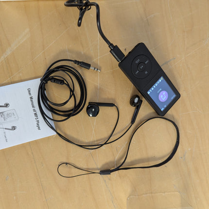 MP3 Player 32GB with Speaker Earphone Portable HiFi Lossless Sound MP3 Mini Musi