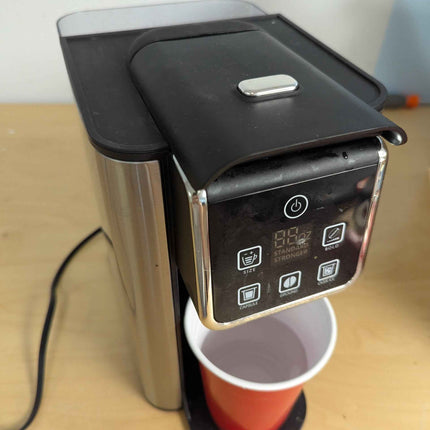 (Incomplete, used - fair) KIDISLE Hot & Iced Coffee Maker with Bold Setting, Sin