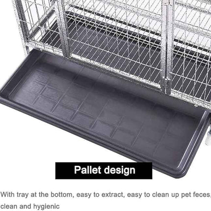 Metal Dog Cage Heavy Duty Dog Crate 15 Kg Body Weight Under Pet, Pomeranian, Chi