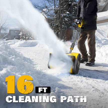 Cordless Electric Snow Shovel, 20V 12-Inch Snow Blower Cordless with Directional
