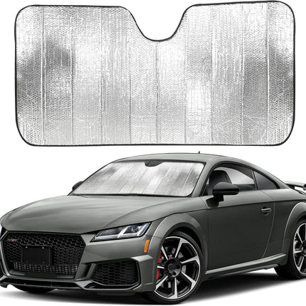 EcoNour Accordion Sun Shade for Car | Car Shade Front Windshield to Block Harmfu