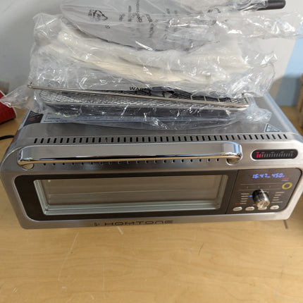 Homtone Pizza Oven Air Fryer Combo, 10-in-1 Electric Countertop Toaster Oven, 19