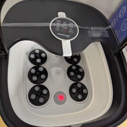 Snailax Foot Spa Bath Massager with Heat & Remote Control, Shiatsu Massage Rolle