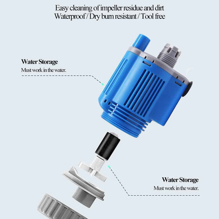 UPETTOOLS Aquarium Gravel Cleaner - Electric Automatic Removable Vacuum Water Ch