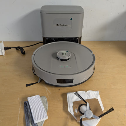 Redroad R11 Robot Vacuum and Mop, 20000Pa Suction, 120-Day Self-Emptying 4L Dust Bag, LiDAR Navigation, Alexa & App