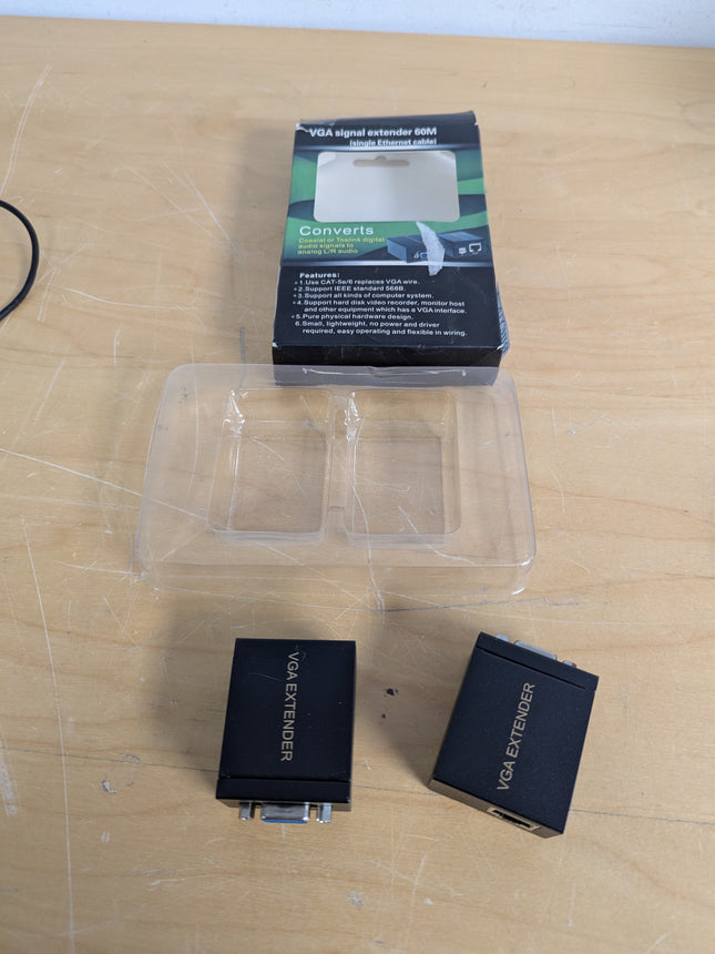 Generic VGA Extender High Definition Transmitter Receiver for Monitor Hard Disk