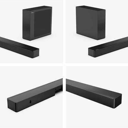 INCOMPLETE Hisense HS2100 2.1 Channel 240W Soundbar with Wireless Subwoofer, Dolby Audio (No Remote, No Cables)