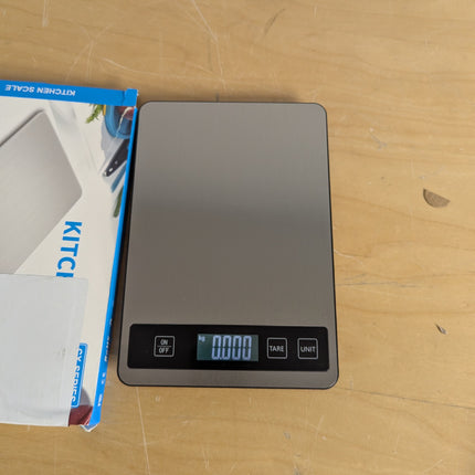 Digital Kitchen Scale 22lb/10kg Rechargeable Food Kitchen Scale with 0.04oz/1g D