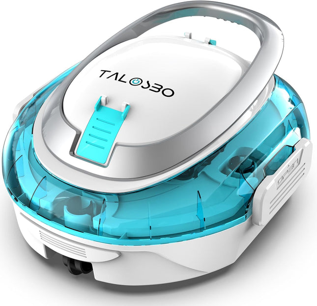 TALOSBO S2 Robotic Pool Cleaner – Dual-Layer Filtration, 90-Min Runtime, Powerfu