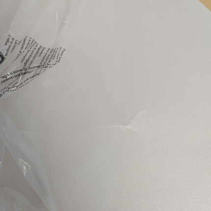 (Cracks) CALOKES 18-Inch Large Flush Mount Ceiling Light Fixture with Fabric Sha