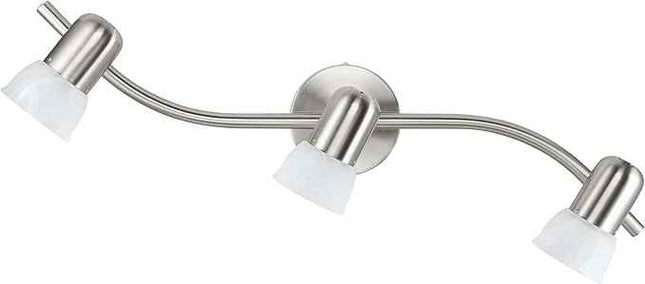 XiNBEi Lighting Track Lighting, 3 Light Wave Track Light with Glass Modern Ceili