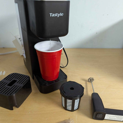 Tastyle Single Serve Hot & Iced Coffee Maker with Strong Brew, 40oz Removable Re