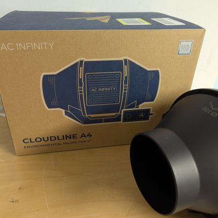 AC Infinity CLOUDLINE A4, Quiet 4” Inline Duct Fan with Speed Controller, EC Mot