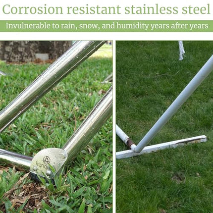 Tranquillo Double Hammock with Stand 650lb Capacity Double Hammock with Spreader