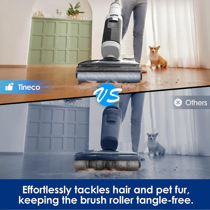 Tineco Floor ONE Stretch S6 Cordless Wet Dry Vacuum Cleaner, 180° Lay-Flat Design, Self-Cleaning Smart Floor Washer