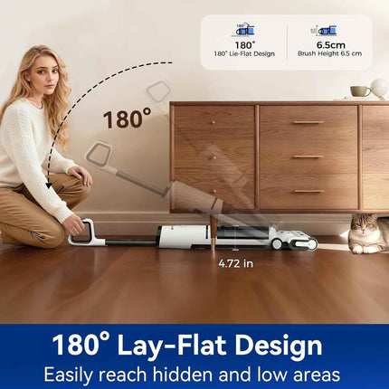 Redroad Wet Dry Vacuum Cleaner,22000Pa Cordless Mop Vacuum All In One with Self-