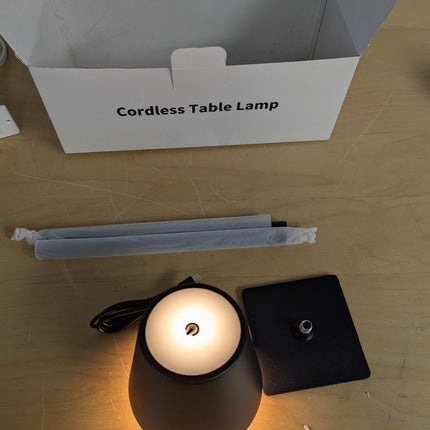 Rechargeable Table Lamps, Cordless Lamp with 6000mAh Battery Operated, Portable
