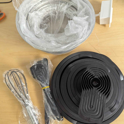 Mixing Bowls with Lids Set - 25 PCS Stainless Steel Nesting Black Mixing Bowls S
