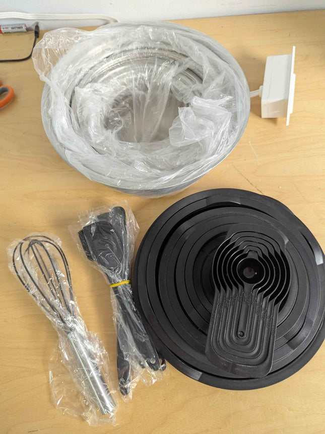 Mixing Bowls with Lids Set - 25 PCS Stainless Steel Nesting Black Mixing Bowls S