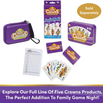 Five Crowns GIANT Rummy Style Jumbo Card Game for Kids, Family Game Night | Uniq