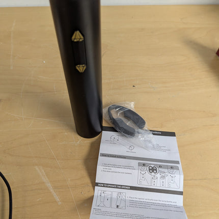 Limud Electric Wine Opener, Automatic Corkscrew with Foil Cutter, Wine Bottle Op