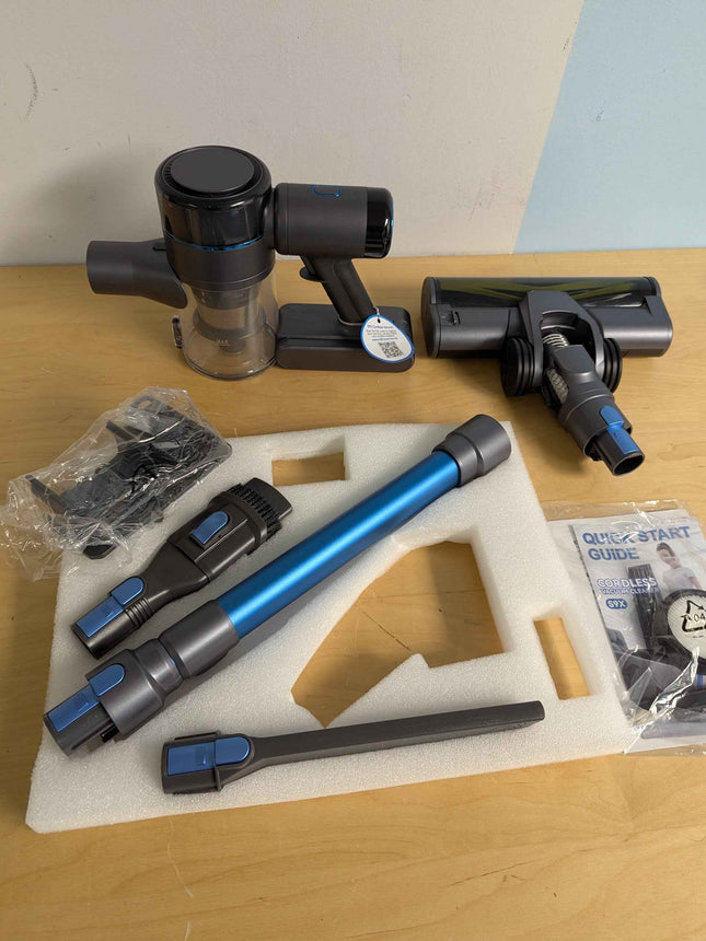 (No charger) Vacuum Cleaners for Home, 400W 45KPa 55 Mins Runtime Cordless Vacuu