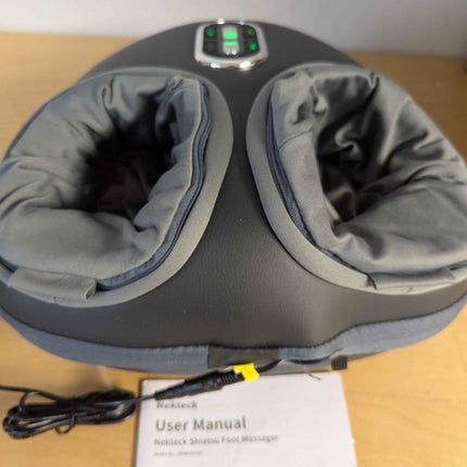 Nekteck Shiatsu Foot Massager Machine with Soothing Heat, Deep Kneading with air