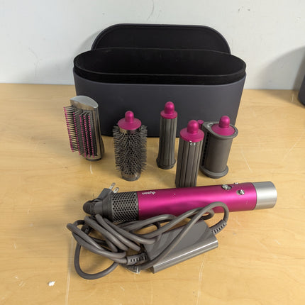 Dyson Airwrap i.d.™ Complete Multi-Styler, Fuchsia, 5 Attachments with Case (No Firm Brush)
