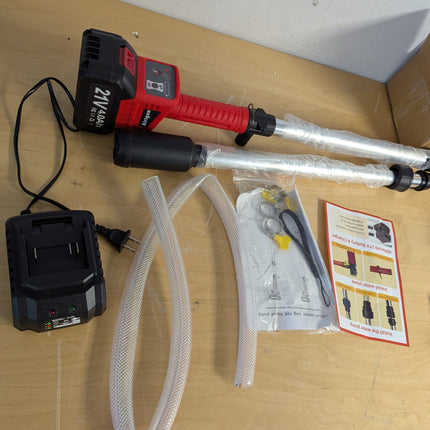 Cordless Brushless Stick Water Transfer Pump with Battery and Charger