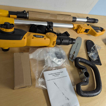 (No battery) 10 inch pole saw 1000w 5.7ft - 8.5 ft for dewalt 20v batrery