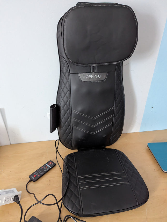 RENPHO Neck & Back Massager with Heat for Chair, Mothers day gifts, Back Shiatsu