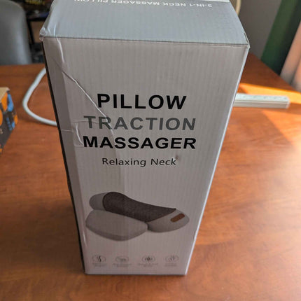 Lifiora Thera Massage Pillow Neck Hump – 3-in-1 Neck Massager Pillow with Heat,