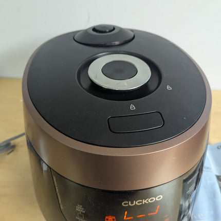 CUCKOO CRP-P1009SB | 10-Cup (Uncooked) Pressure Rice Cooker | 12 Menu Options: Q