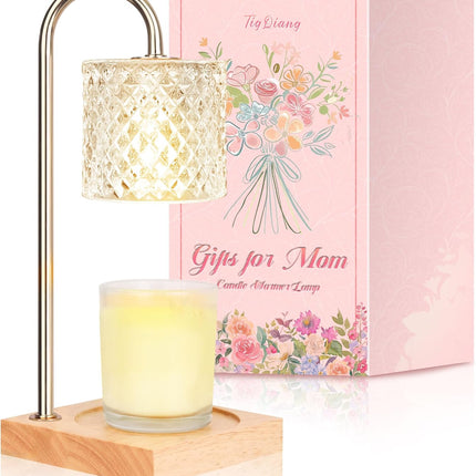 Candle Warmer Lamp, Candle Lamp Wax Warmer, Timer & Dimmer 7-Levels, Fits Cup Ja