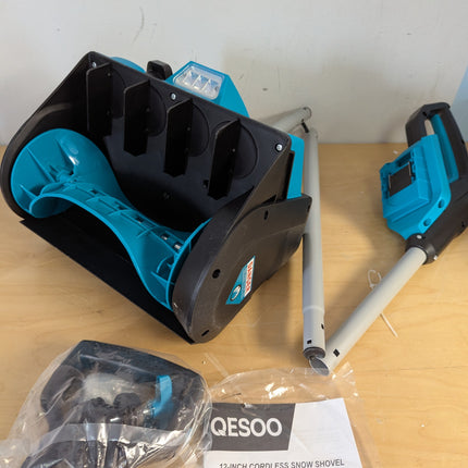 Brushless Snow Shovel Compatible with Makita 18V Battery (Tool Only), 12” Cordle