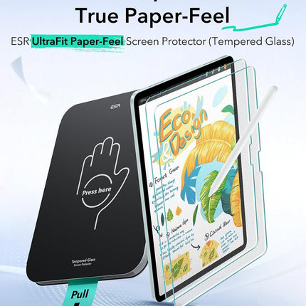 ESR 2 Pack Paper-Feel Screen Protectors for iPad Air 11 Inch M4/M3/M2 (8th/7th/6