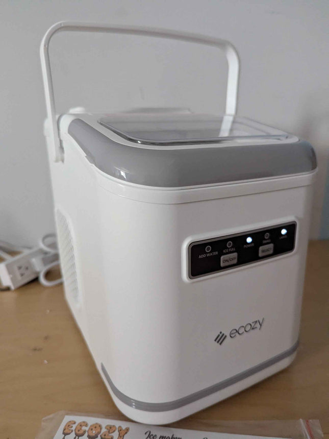 ecozy Smart Ice Makers Countertop, Portable Ice Maker with App Remote & Voice Co